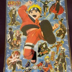 Naruto Sticker Sheet